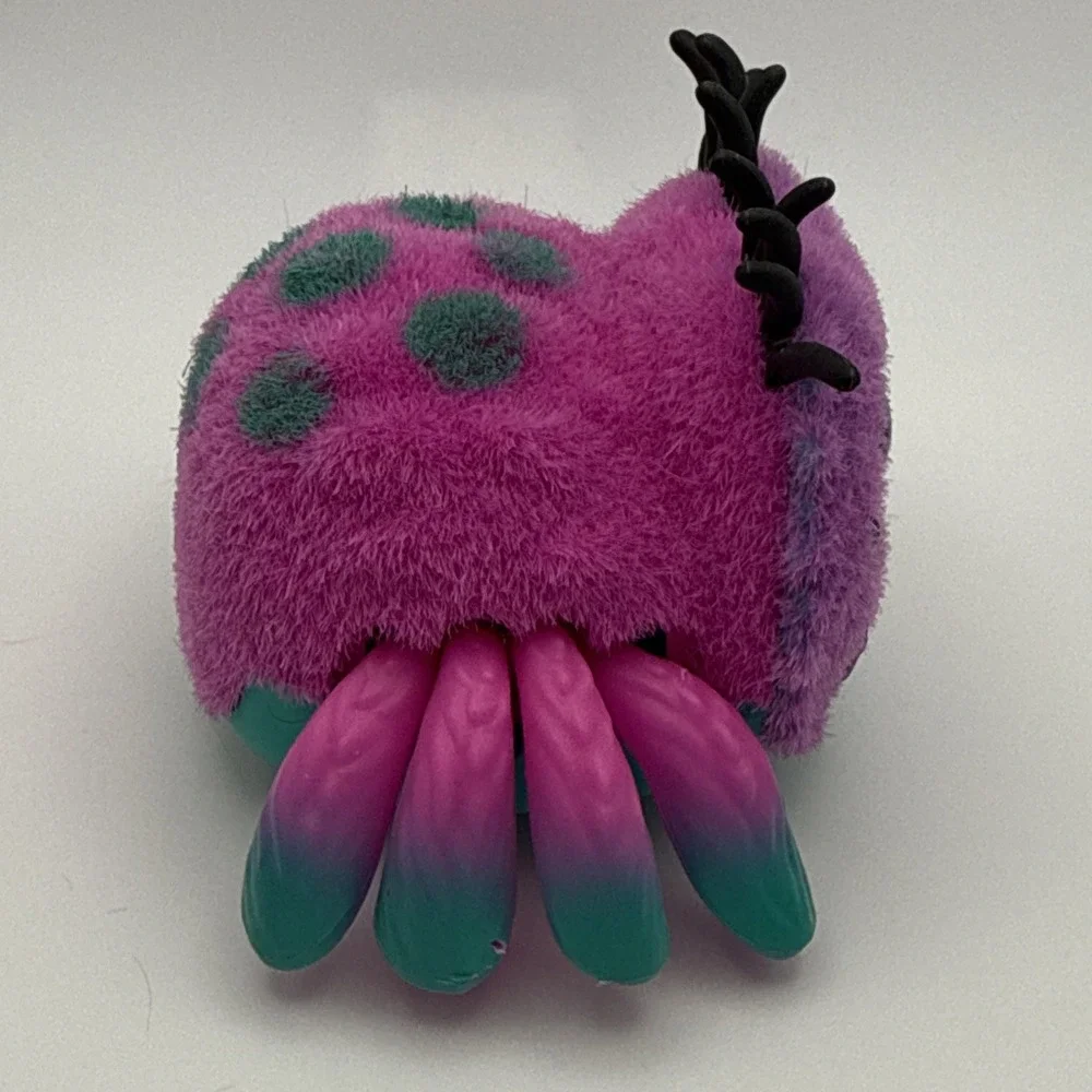 Yellies Flufferpuff & Toofy Spooder Jumping Spider Sound Activated Motion WORKS